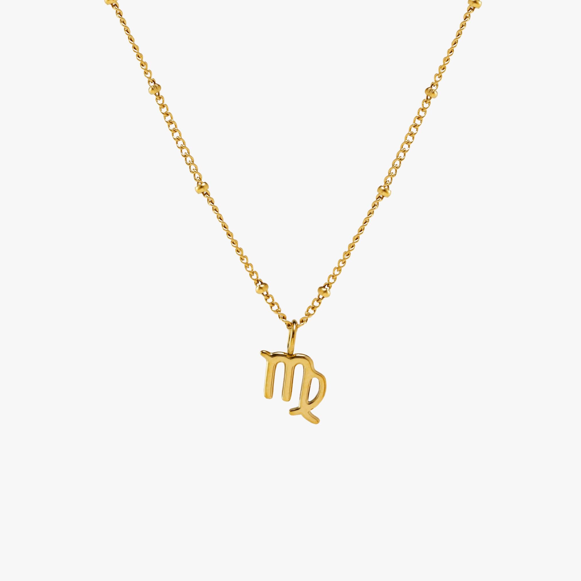 Gold Virgo Necklace