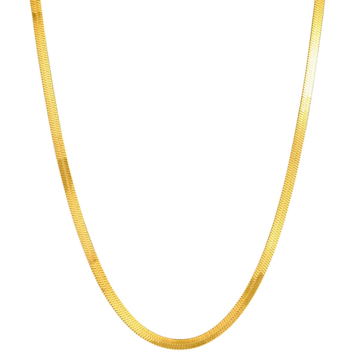 Golden Herringbone Choker