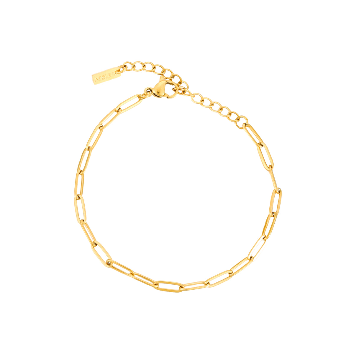 Paperclip Bracelet Gold
