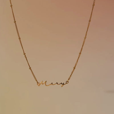 Name Necklace Waterproof