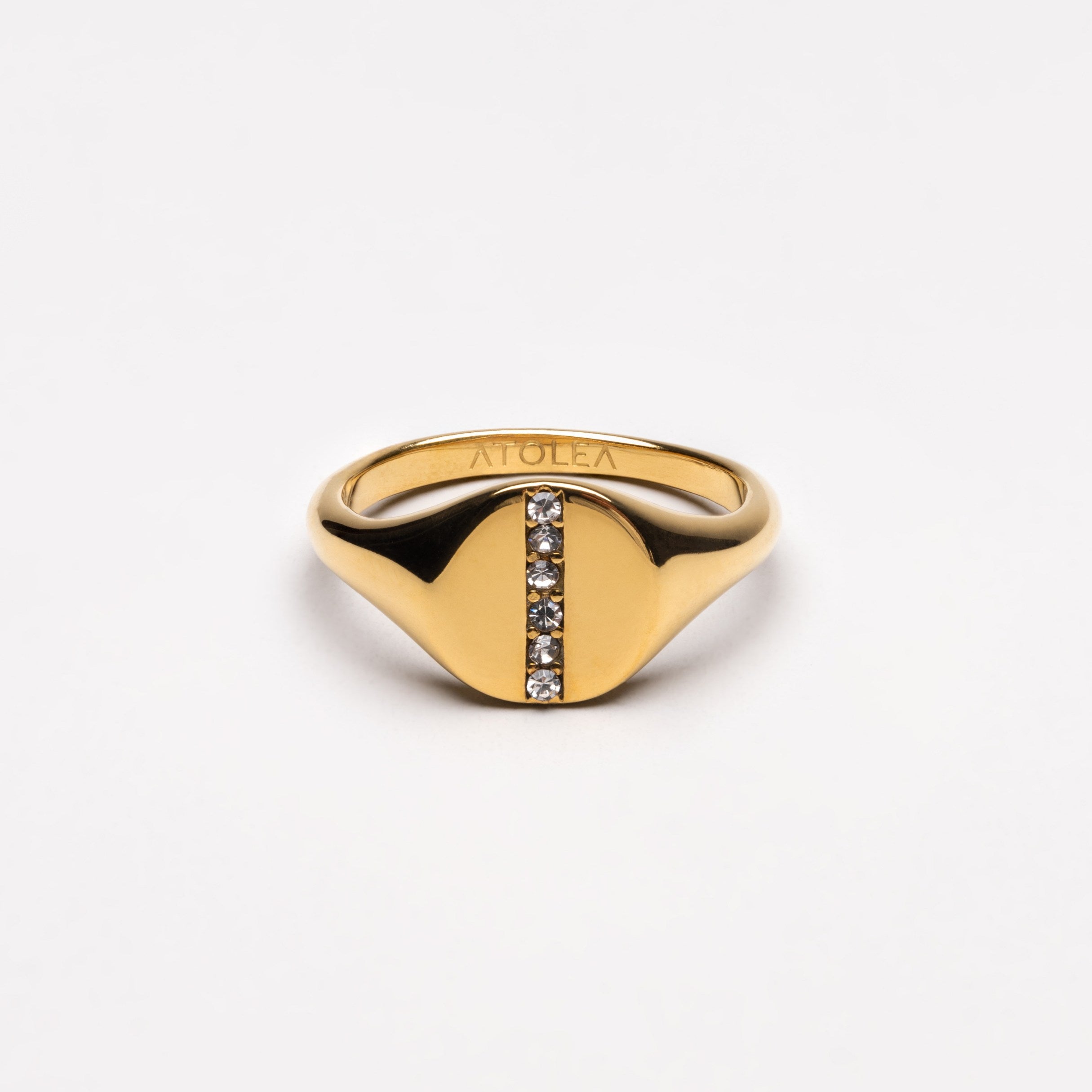 Signet Diamond Ring