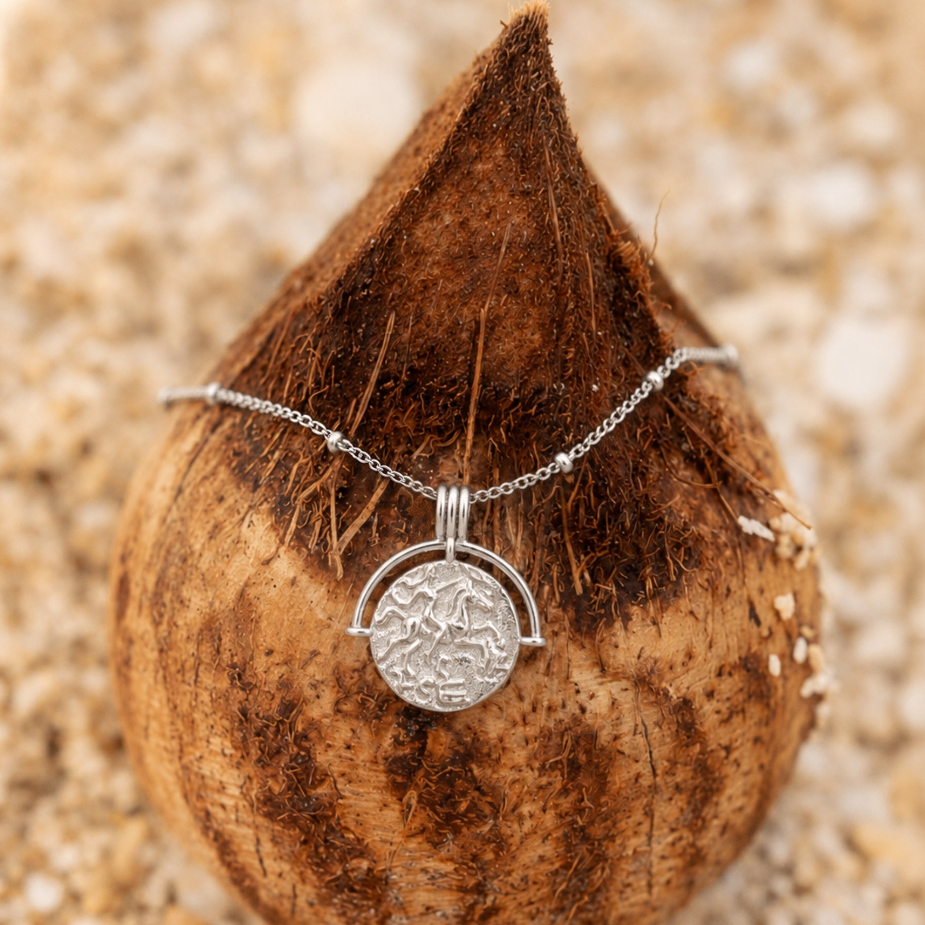 Silver Goddess Necklace