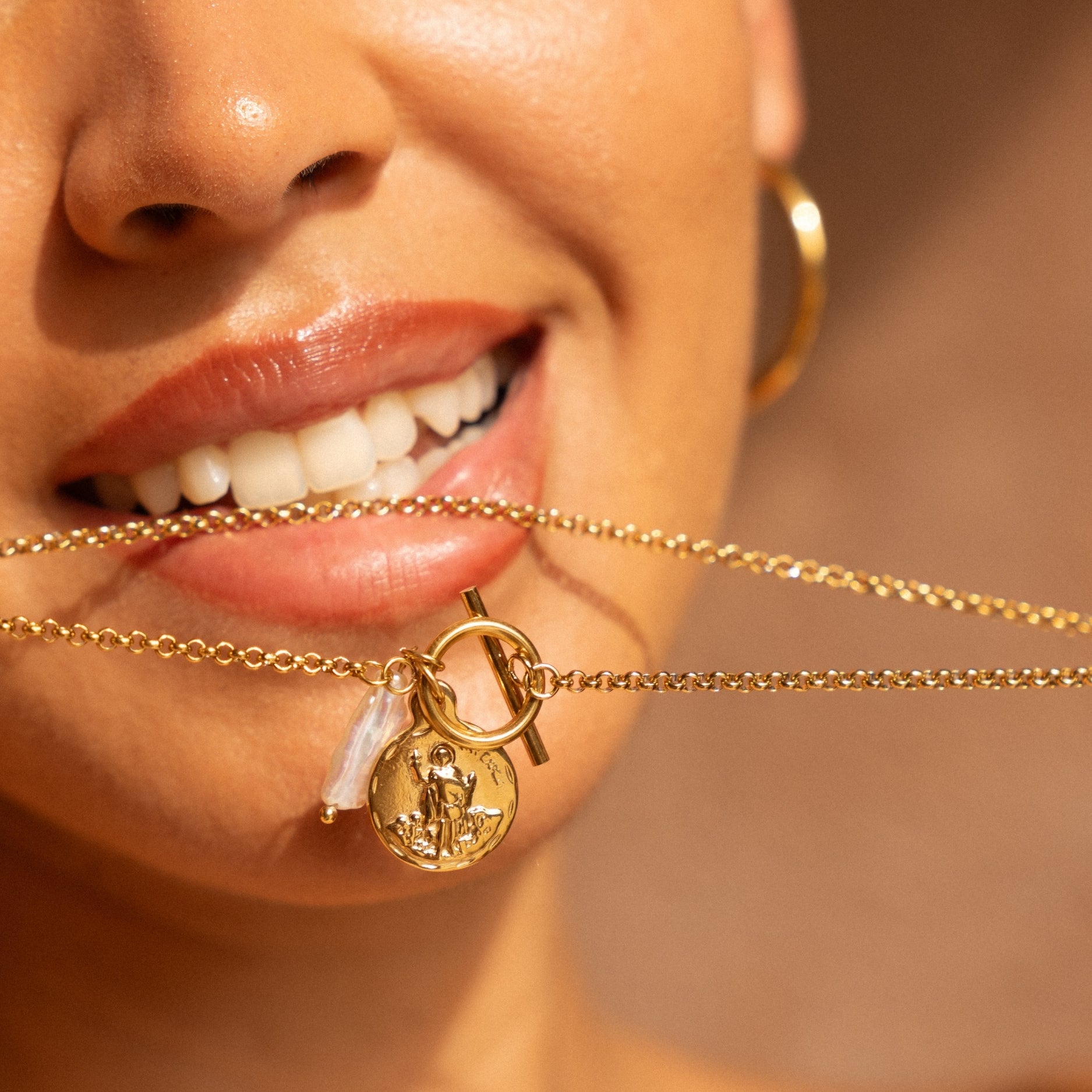 Traveler Necklace Closeup
