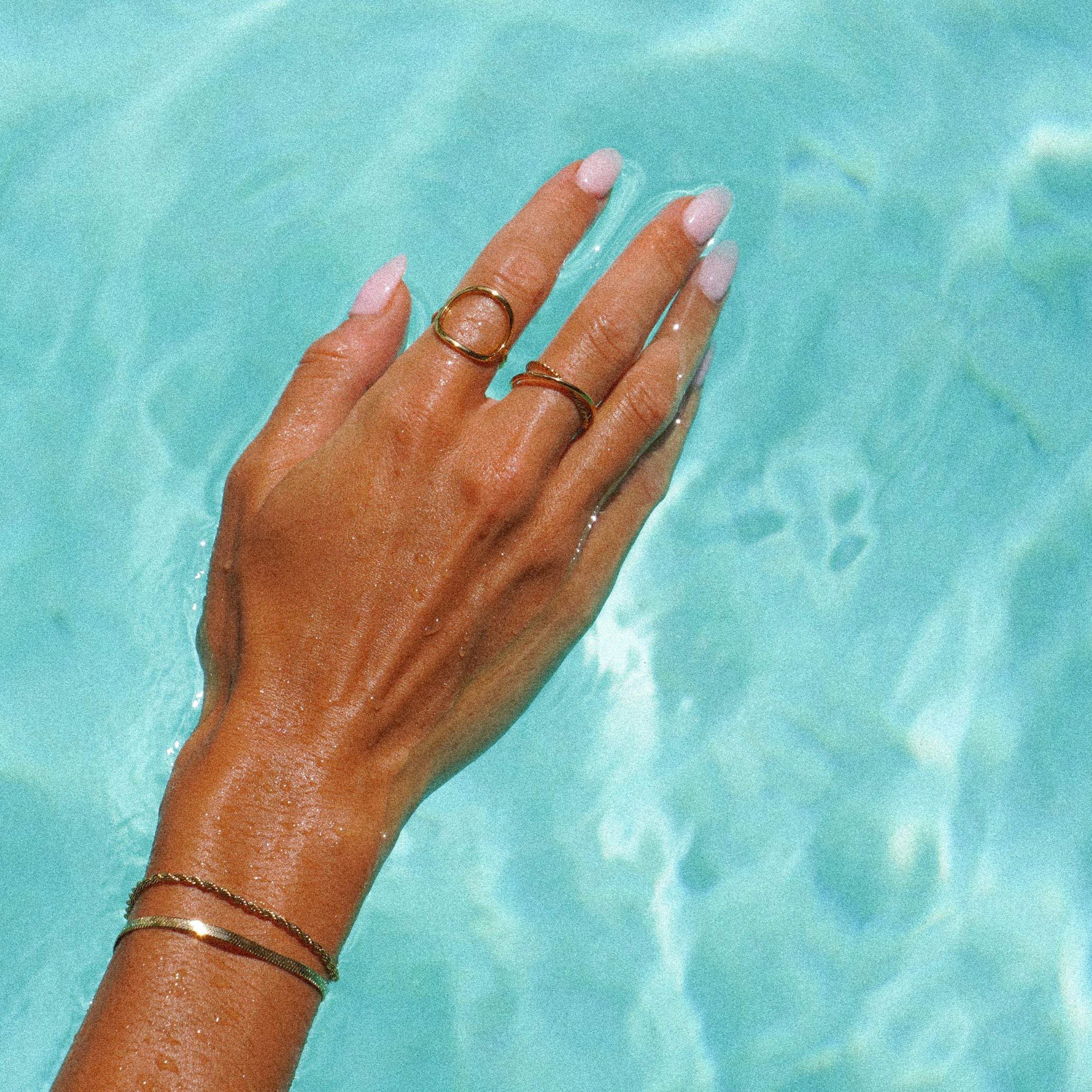 Waterproof Gold Rings