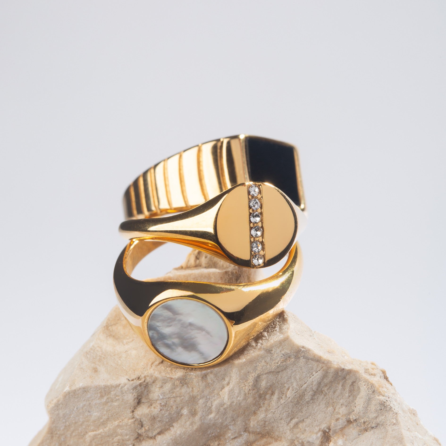 Waterproof Gold Rings