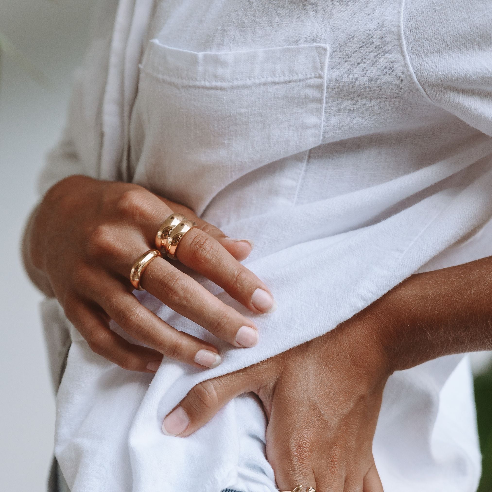 Gold Chunky ring