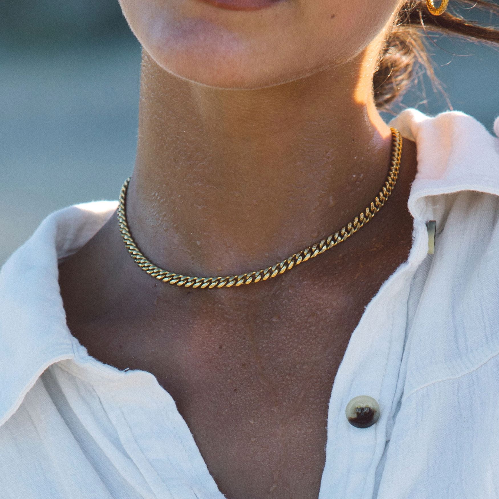 Gold Cuban Chain Necklace