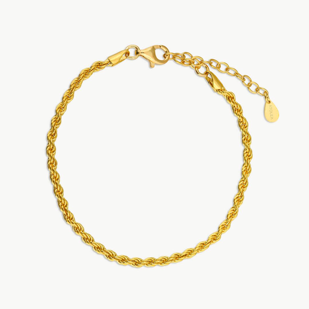 Gold Rope Chain Bracelet