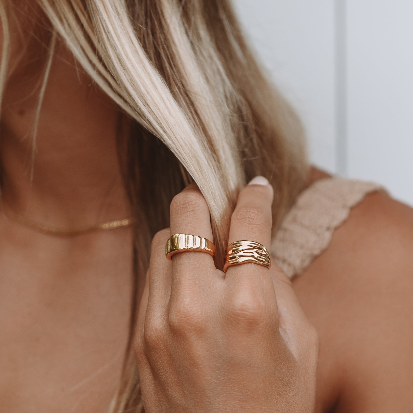 Gold Chunky Ring