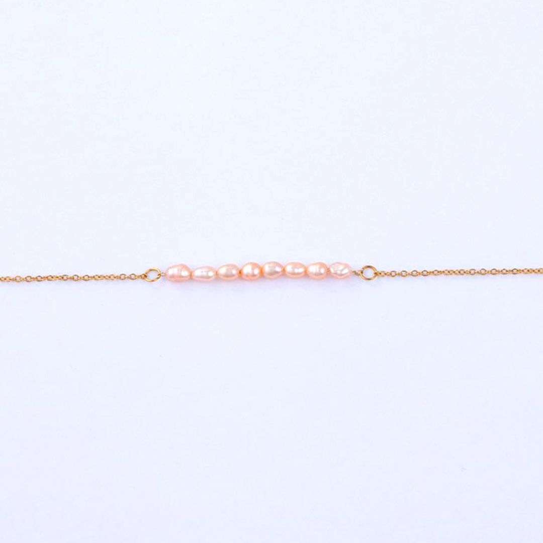 Pink Freshwater Pearl Bracelet