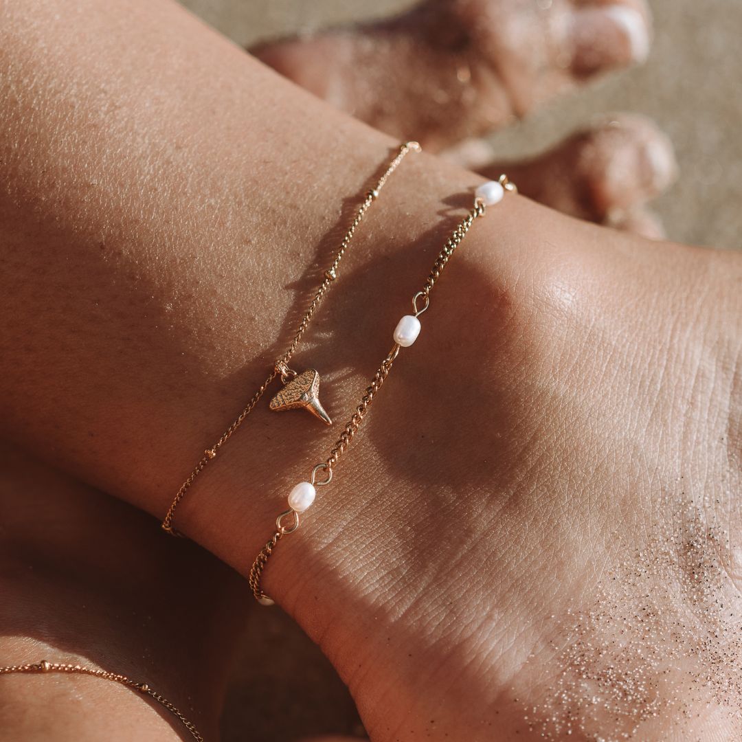 Shark Tooth Anklet